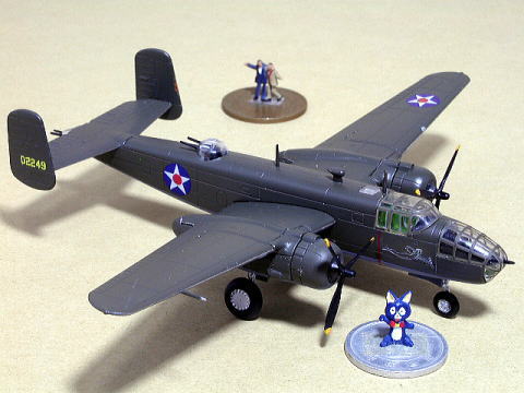 B-25 ミッチェル ビンテージ風ブリキ模型 飛行機 アメリカン雑貨 | www