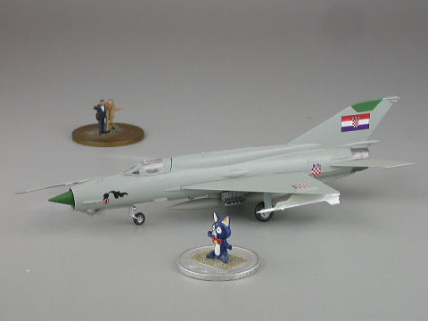 MiG-21 bis クロアチア空軍 第1飛行隊 70年代ジェット機コレクション シークレット エフトイズ