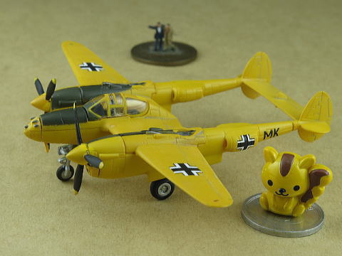 P-38J P-38ライトニング ドイツ軍捕獲機 双発機コレクション シークレット エフトイズ