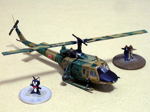 UH-1J 東北方面ヘリコプター隊(霞目駐屯地) ヘリ映像伝送システム搭載 