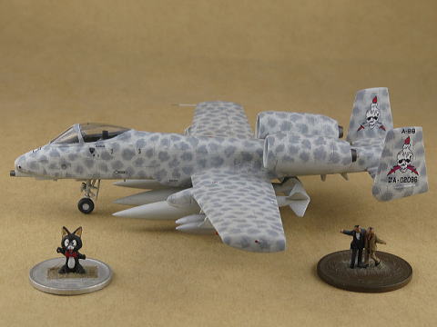 フェアチャイルド A-10A サンダーボルト II エリア88 グレッグ機 (ローズリッジ製デカール使用) FAIRCHILD A-10A  THUNDERBOLT II AREA88 GREG GATES アリイ