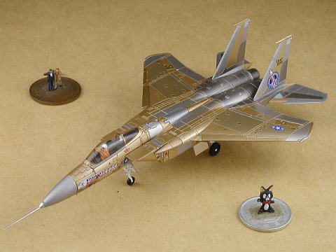 総合2位未組立1/144技MIX F-15ACTIVE カナード&推力偏向ノズル装備イーグル試験機 アクティブ トミーテック技ミックスAC38 検エースコンバット アメリカ